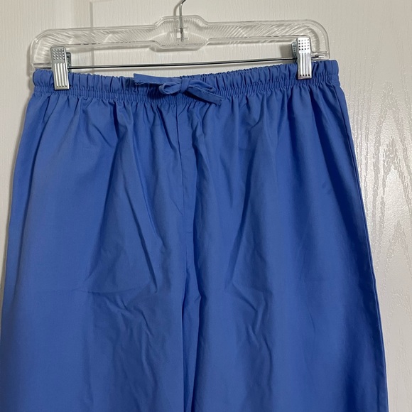 5/$25 Blue Scrub Pants Elastic Waist Drawstring XL Medical Intern School New Job - Picture 3 of 9